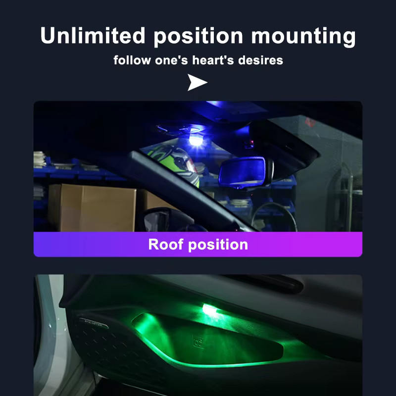 BLALION RGB LED Auto Innenbeleuchtung mit Fernbedienung zur atmosphärischen Dekoration - Bild 2