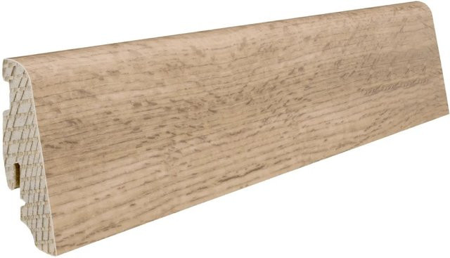 Haro Sockelleiste Eiche Provence Natur Braun aus Massivholz, H x B x T: 5,8 x 1,9 x 220 cm - Bild 1