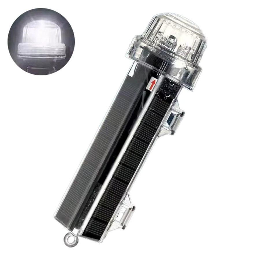 Solar-Stroboskop-Warnleuchte mit LED für Boot und Yacht, wasserdicht und korrosionsbeständig, 1800 mAh - Bild 4