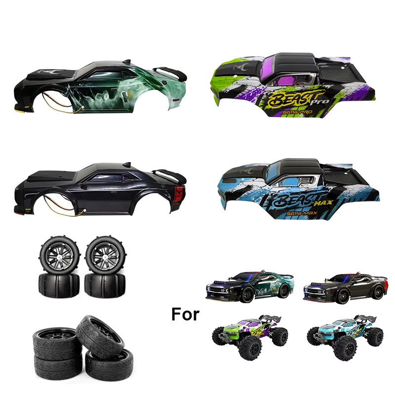 JCMO Auto Shell für SG116 SG216 Serie, RC Auto Zubehör, Vakuum Reifen - Bild 2
