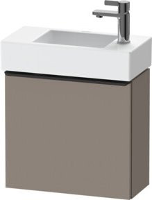 Duravit Waschtischunterschrank D-Neo mit 1 Tür, Wandmontage, Grau/Weiß Matt, B/T/H: 48,4 x 22,2 x 44 cm - Bild 1