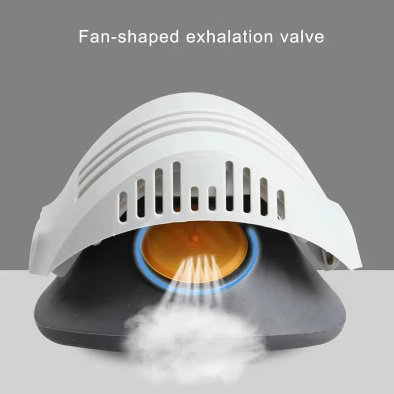 AnruiGe PROTECT Atemschutzmaske aus Baumwolle mit Filter, 20 Stück Staubmasken für Industrie und Bau zur Sicherheit gegen Staub, Dunst und Nebel - Bild 3