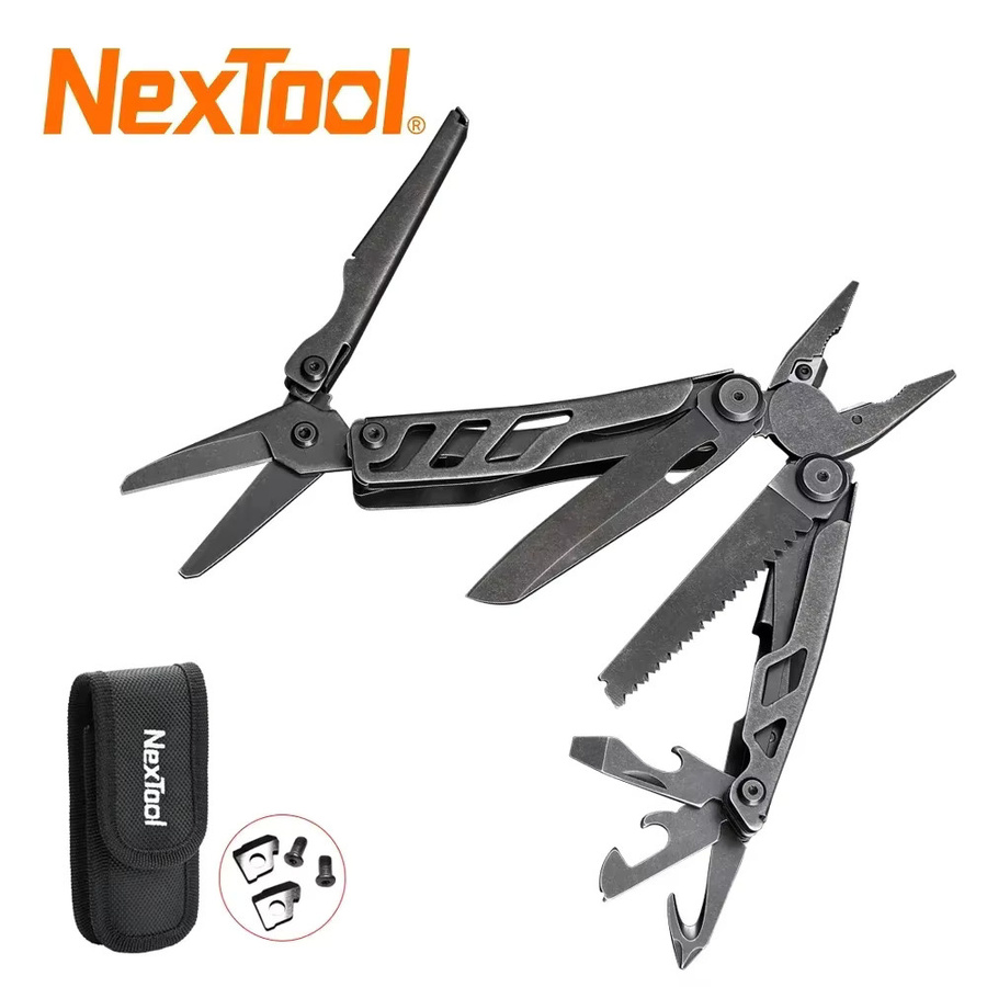 Nextool Flaggschiff Pro 16 in 1 Multitool mit Kydex-Scheide und Klappzange in Silber - Bild 3