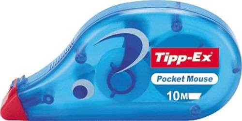 Tipp-Ex Korrekturroller Pocket Mouse Weiß mit 10m Korrekturband und 4,2mm Spitze - Bild 1