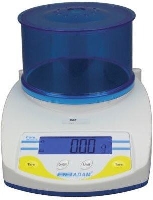 Adam Präzisionswaage Serie Core in Weiß mit robustem Gehäuse und Windschutz, Kapazität 200 g - Bild 1