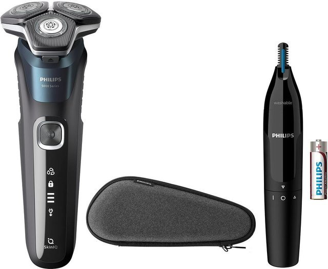 Philips Series 5000 Herrenrasierer mit Nasen-/Ohrhaartrimmer - Bild 1