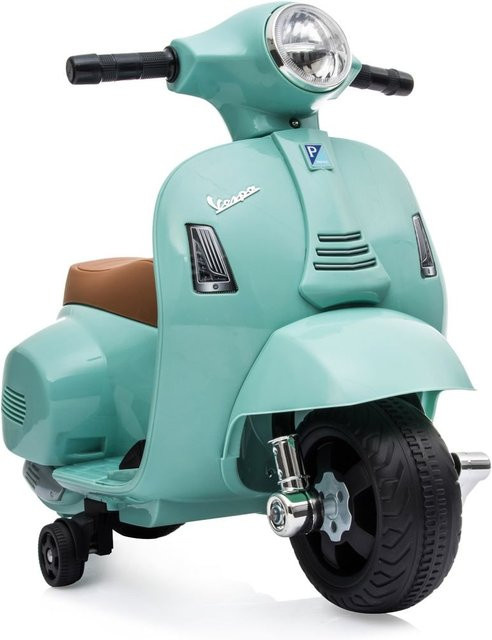 Moni Vespa GTS Super Sport Elektromotorrad Roller grün ab 18 Monaten - Bild 1