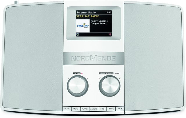Nordmende Transita 400 Internetradio mit DAB+ in Weiß-Silber - Bild 1