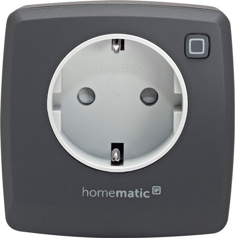 Homematic IP Funk Schalt-Mess-Steckdose, Anthrazit - Bild 2