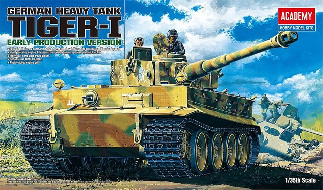 Academy Plastic Model Tiger-I (Frueh. m. Inneneinrichtung), Fahrzeug - Bild 1