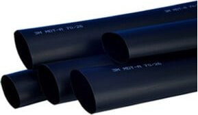 3M Warmschrumpfschlauch dünn GTI 3000 schwarz 9/3 mm - Bild 1