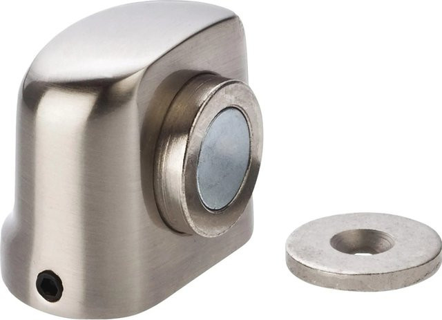 Burg-Wächter Magnet-Türstopper TBM 2430 in Edelstahl-Optik Silber gebürstet - Bild 1