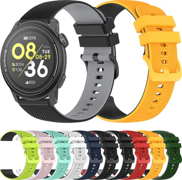 Coros Uhrenarmband Silikon, Bunt, Unisex - Bild 1