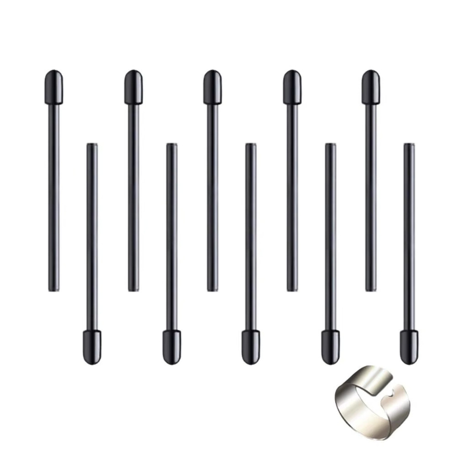 Austauschbares Ersatz-Stylus-Set für Kindle Scribe Write mit Pinzetten-Werkzeug, stoßfest und verschleißfest, in Schwarz oder Weiß - Bild 1