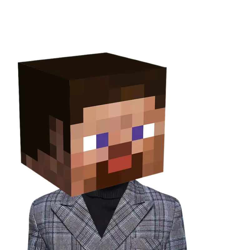 Hot Pixels Minecraft Cosplay Zubehör, Steve Creeper Maske Hut - Bild 2