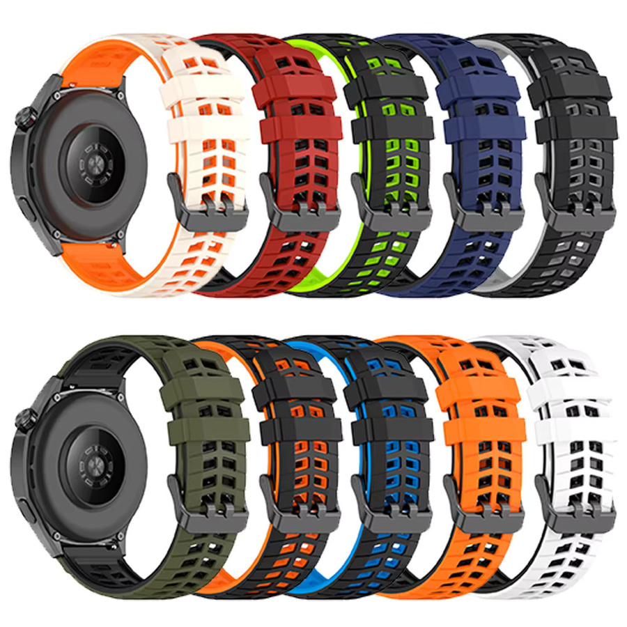 Huawei Uhrenarmband Silikon, 22mm, Bunt, Unisex - Bild 3