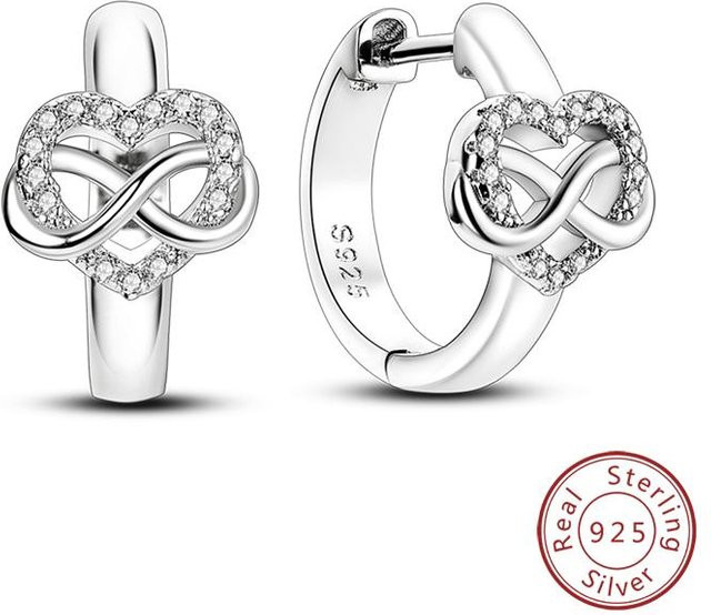 Ohrringe 925 Silber, Libelle Schmetterling, Zirkonia, Damen - Bild 1