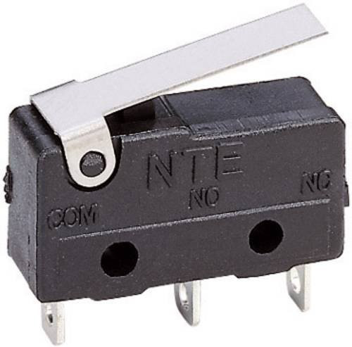 TRU COMPONENTS Mikroschalter SL 4NW1 Schwarz, 250 V/AC 5A, 1 x Ein/(Ein) tastend - Bild 1