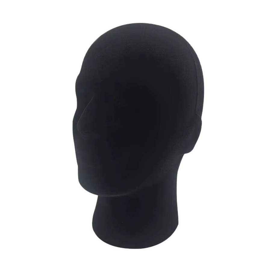 APWIKOGER Schaumstoff-Mannequin-Kopf in Schwarz für Hüte, Perücken und Brillen als stabiler Display-Ständer - Bild 6