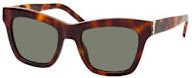 Saint Laurent SL M156 Sonnenbrille, Cat Eye, Vollrand, Kunststoff, Damen, braun, grau - Bild 1