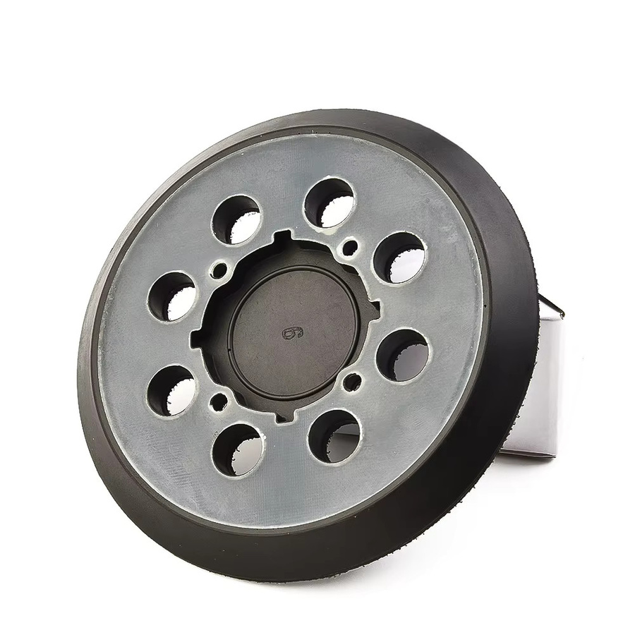 DeWalt 8-Loch-Haken-Schleifpad Stützteller in Schwarz für Exzenterschleifer DWE6423 DWE6421 DCW210B, Durchmesser: 125 mm - Bild 2