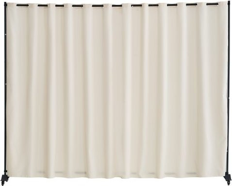 VEVOR Raumteiler Paravent mit Rollen als Sichtschutz, Beige, B/T/H: 308,5 x 45 x 245,5 cm - Bild 1