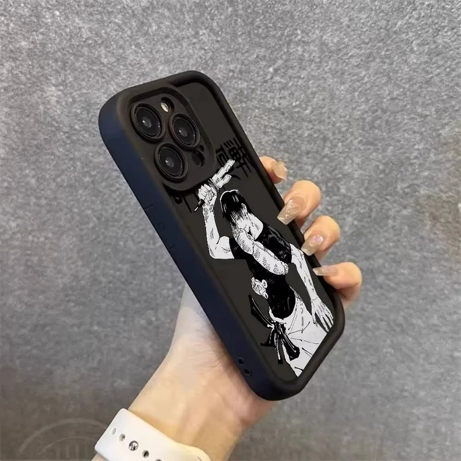 Jujutsu Kaisen Fushiguro Handyhülle aus TPU für Apple iPhone Modelle in Schwarz - Bild 5