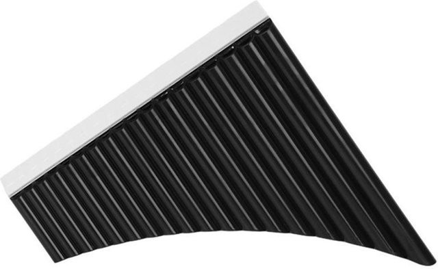 TOMTOP JMS Panflöte, 18 Pfeifen, C-Taste, mit Mundstück, black - Bild 1