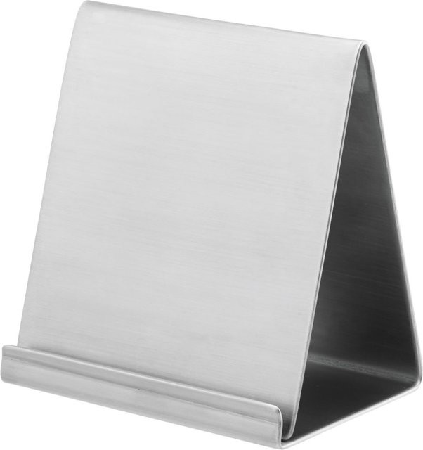 VEGA Tischkartenhalter Tristan aus Edelstahl in Silber, 2er Pack, B/T/H: 8 x 6 x 9 cm - Bild 1
