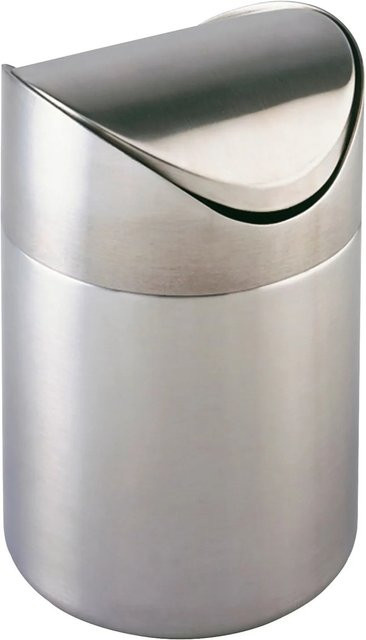 Wenko Kosmetikeimer Otranto in Silber - Bild 1