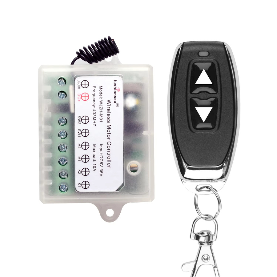 CENTURY AOKE DC-Motor-Fernbedienungsschalter für Schiebetüren mit Vorwärts-Rückwärts-Empfänger, 12-36V - Bild 2
