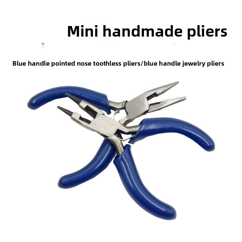 Mini-Spitzzange in Blau für DIY Schmuckwerkzeuge und die Herstellung von Mini-Ornamenten - Bild 2