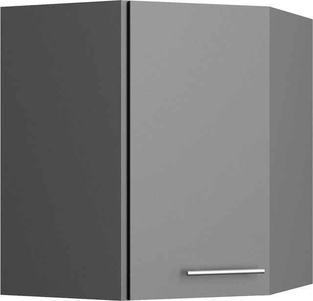 Optifit Küchen-Eckoberschrank Mats825 in Basaltgrau, B/T/H: 60 x 70,4 x 34,9 cm - Bild 1