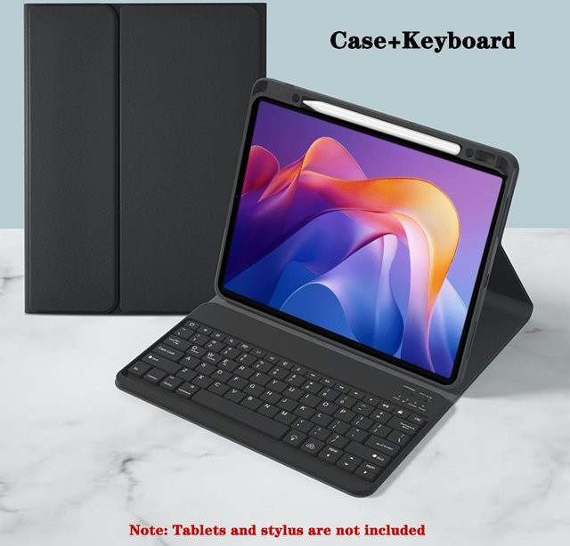 Xiaomi Tastaturhülle für Redmi Pad 2 11 Zoll in Schwarz mit Stifthalter - Bild 1