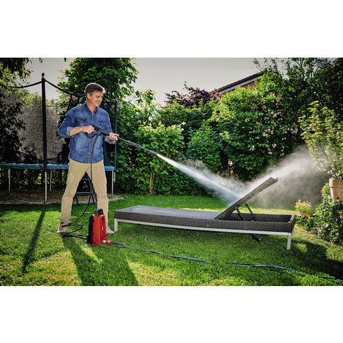 Einhell Hochdruckreiniger TC-HP 90 in Rot und Schwarz mit 1200 W und 90 bar Betriebsdruck - Bild 4