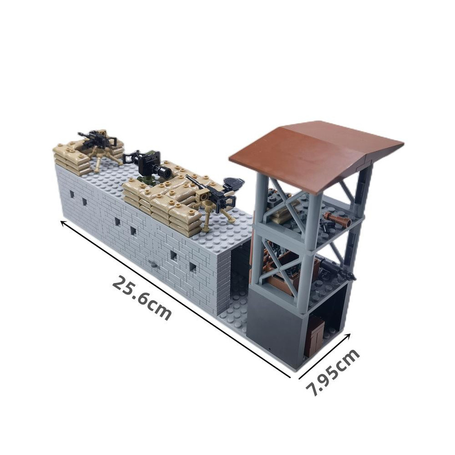 Linyi toy Militärbasis Bausteine Spielset für Jungen 3-6 Jahre - Bild 2