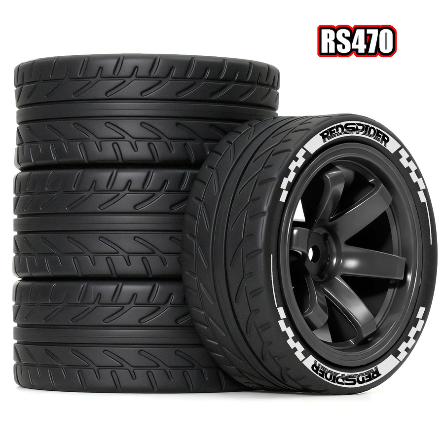 4er-Set RC Drift Autos Reifen Hartplastik Radnabe, Zubehör - Bild 2