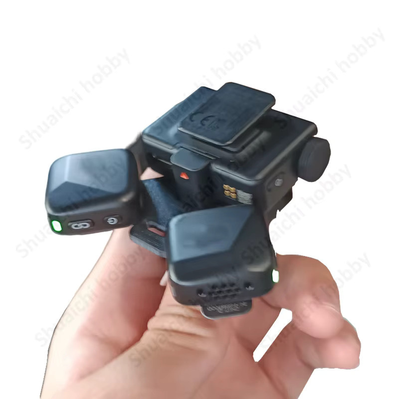 DJI Digital Audio Adapter Drahtloses Mikrofon Stereo Tragbares Stand-Rack Zubehör für DJI MIC MINI/MIC3 in Schwarz - Bild 3