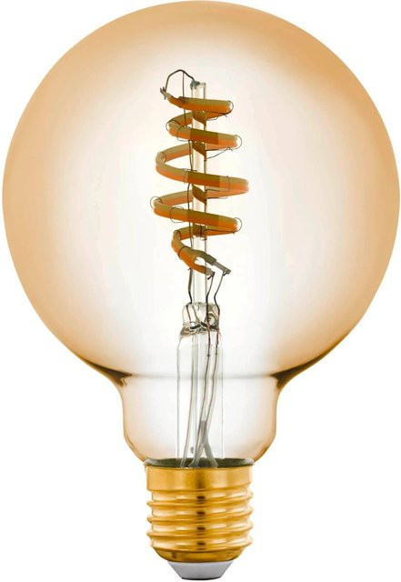 Eglo LED-Leuchtmittel Zigbee Amber E27 dimmbar, Glas transparent, Höhe: 14 cm, Durchmesser: 9,5 cm - Bild 1