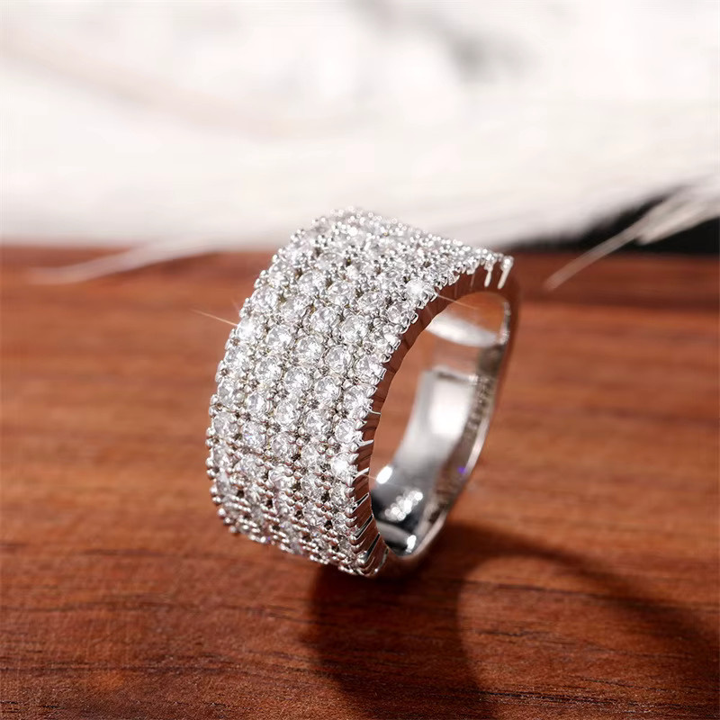LiHong Verlobungsring, 925 Silber, Diamant, Zirkonia, Damen - Bild 5