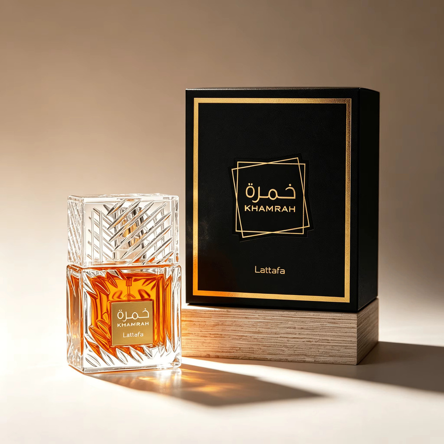Lattafa Khamrah Eau de Parfum, 100 ml, Unisex, Vanille, Amber, Zimt, Würzig - Bild 2