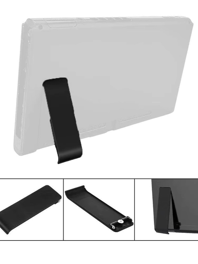Nintendo Switch Ersatzteil Rückseite Halterung Schwarz für NS Konsole - Bild 5