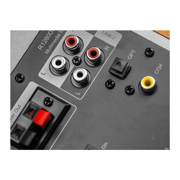 Edifier R1280DB Bluetooth-Lautsprechersystem 2.0 in Braun mit Infrarot-Fernbedienung - Bild 2