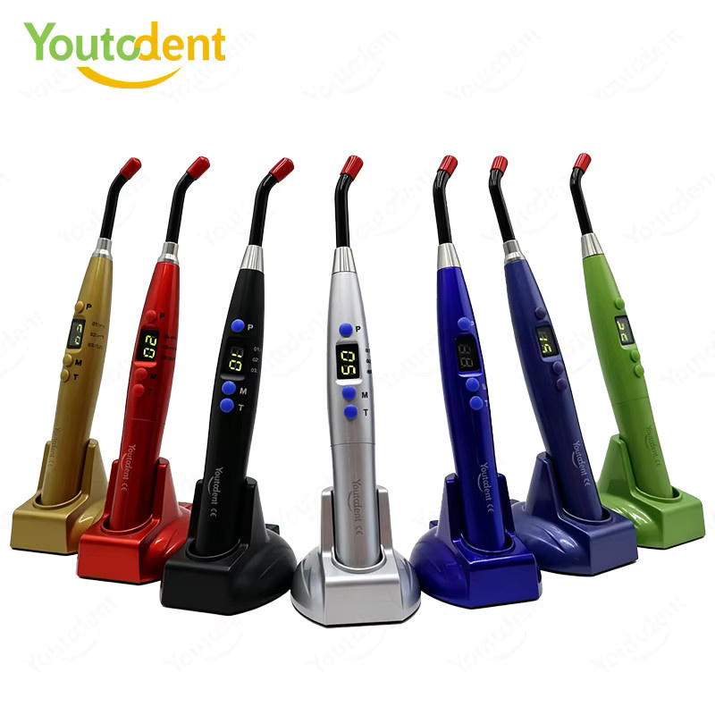 Youtodent Kabelloses Dental-LED-Härtungsgerät für Mundharz in Lila mit 1500mW/cm2 - Bild 3