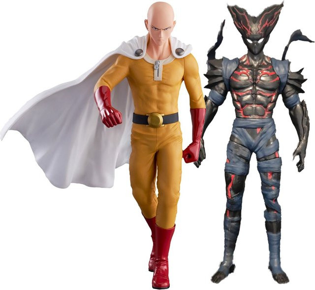 Bandai One Punch Man Saitama Actionfigur, 17 cm, Kunststoff - Bild 1