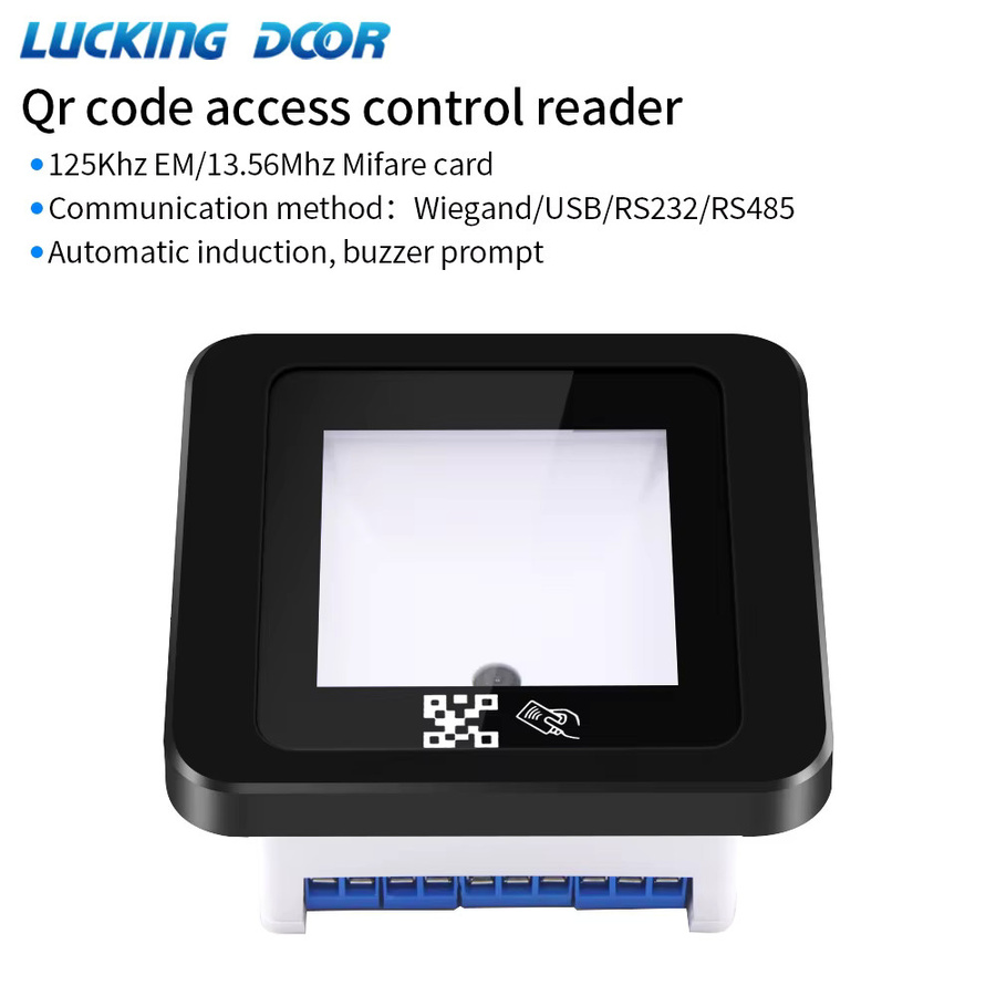 LUCKING DOOR Eingebettetes Scanmodul mit RFID-Kartenleser und USB-Verbindung für 1D und 2D QR-Codes, Schwarz - Bild 4