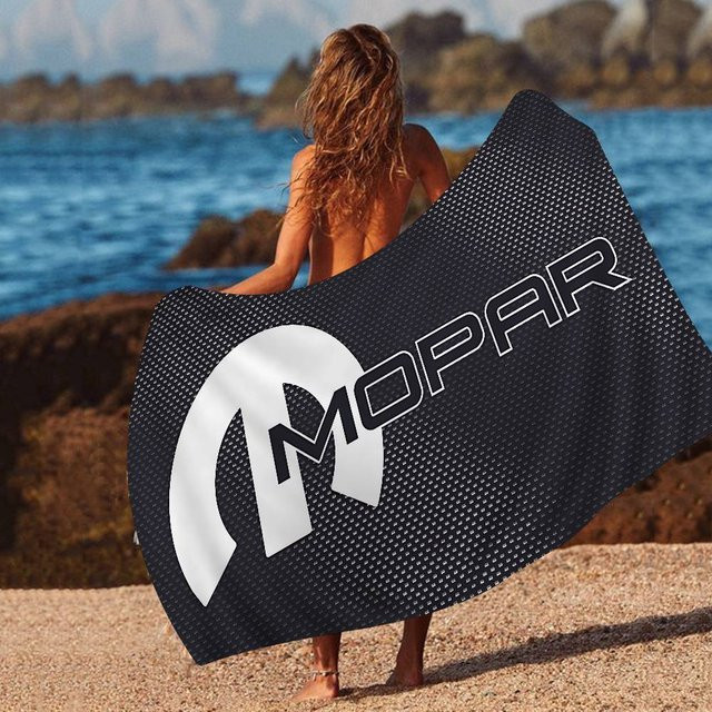 M-Mopar Strandtuch für Mädchen, buntes Mikrofaser-Handtuch, schnelltrocknend und sandfrei, B/B/H: 30 x 30 x 0 cm - Bild 1