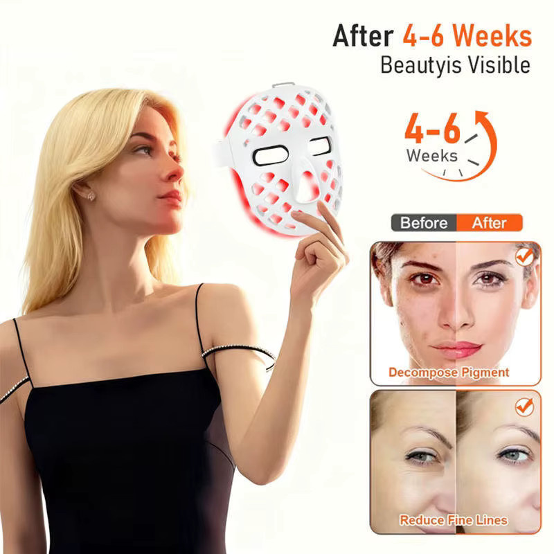 UBilli LED-Gesichtsmaske zur Anti-Aging-Hautverjüngung, Unisex, Reife Haut - Bild 3