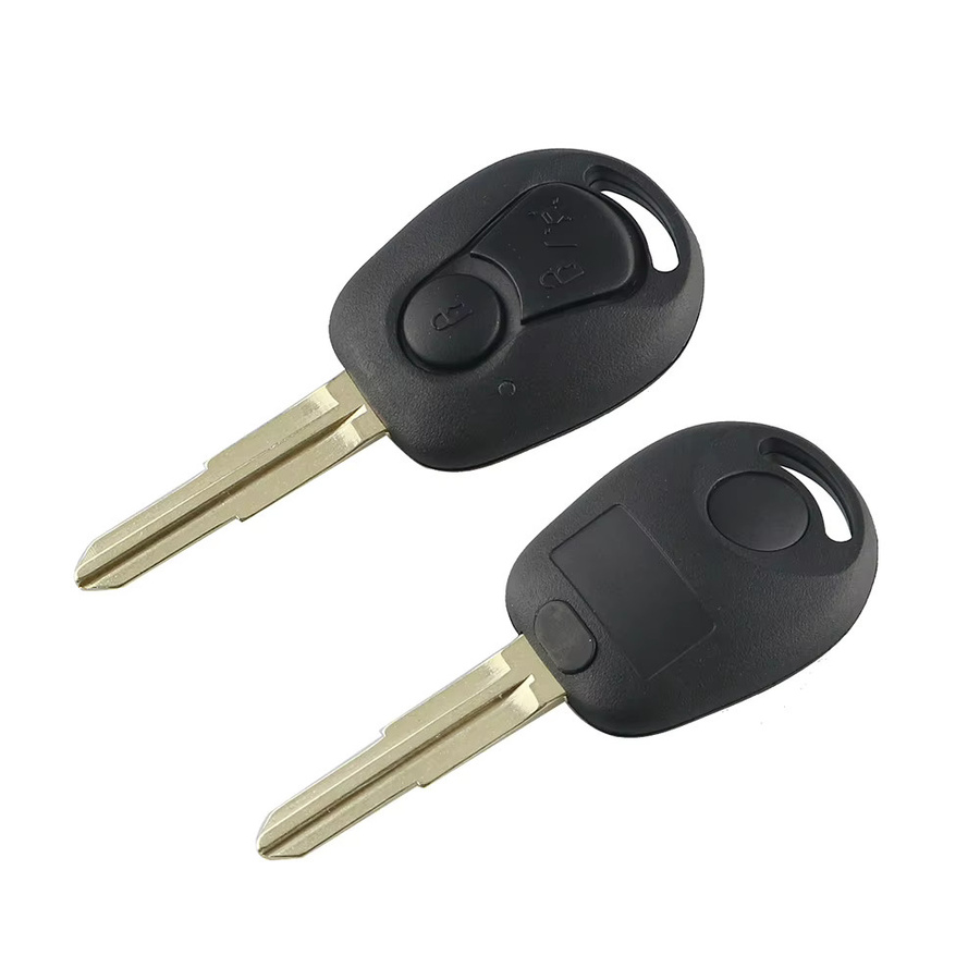 YIQIXIN Auto Fernbedienung Schlüssel mit 4D60 Chip für SsangYong Actyon Kyron Rexton Korando, 2 Tasten, Schwarz, Uncut Klinge, 315/447/433,92 MHz - Bild 4