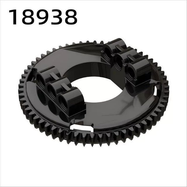 JIAJIALE Bausteine Zahnräder Technische Plattenspieler Teile, 10-teiliges Set - Bild 1